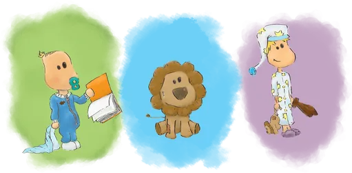 Original concept art for My Brother's Lion